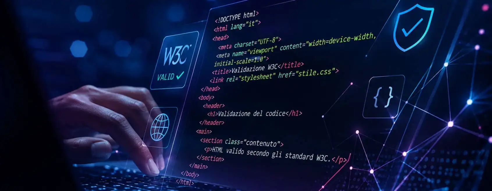 Codice controllato secondo gli standard W3C